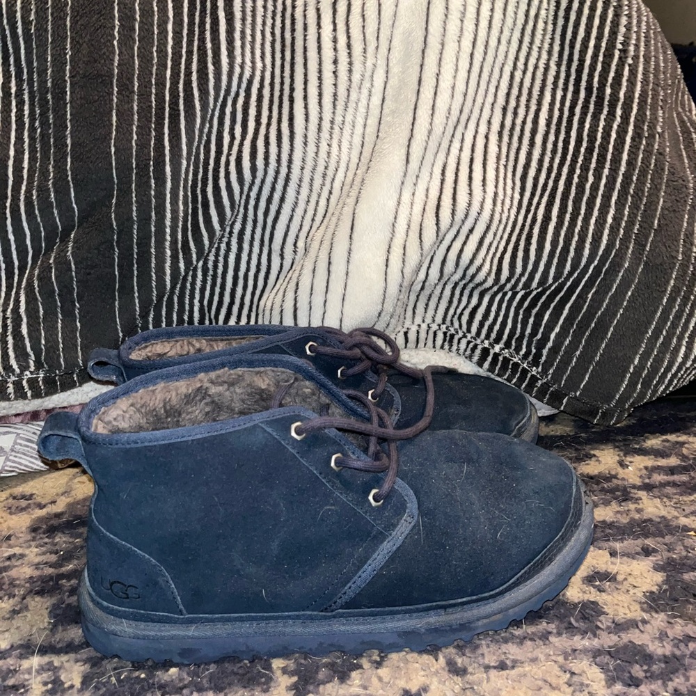 UGG Men's Dark Blue Chukka Boots